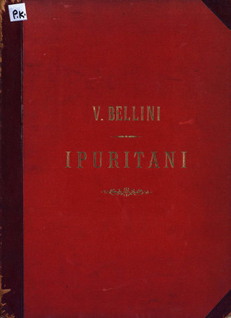 Обложка книги «I Puritani»