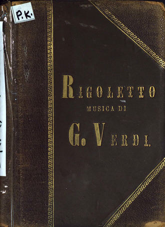 Обложка книги «Rigoletto»