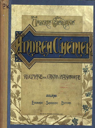 Обложка книги «Andrea Chenier»