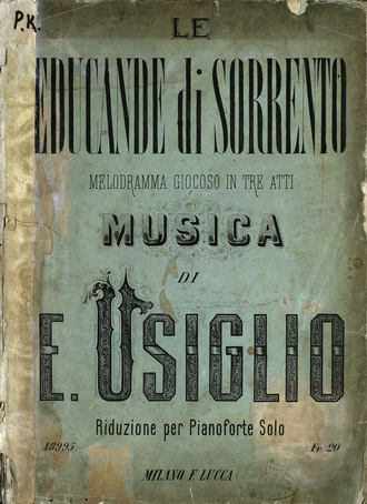 Обложка книги «Le educande di Sorrento»