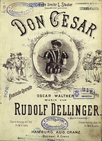 Обложка книги «Don Cesar»