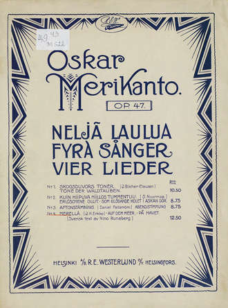 Обложка книги «Merella [J. H. Erkko]»