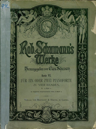 Обложка книги «Robert Schumann's Werke»