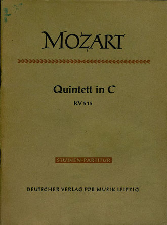 Обложка книги «Quintett in C fur 2 Violinen, 2 Violen u. Violoncello»