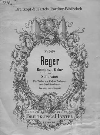 Обложка книги «Romanze G-dur und Scherzinoster»