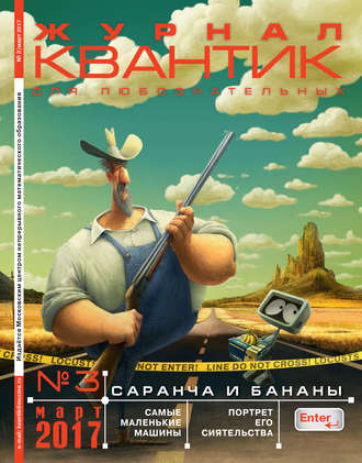 Обложка книги «Квантик. Журнал для любознательных. №03/2017»