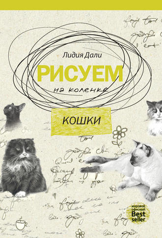 Обложка книги «Рисуем на коленке. Кошки»
