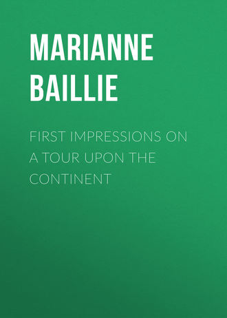 Обложка книги «First Impressions on a Tour upon the Continent»