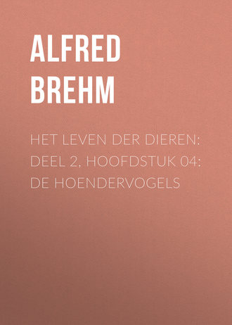 Brehm Alfred Edmund. Het Leven der Dieren: Deel 2, Hoofdstuk 04: De Hoendervogels