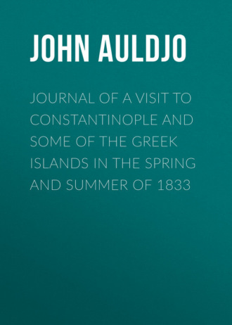 Обложка книги «Journal of a Visit to Constantinople and Some of the Greek Islands in the Spring and Summer of 1833»