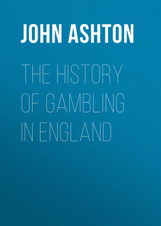 Обложка книги «The History of Gambling in England»