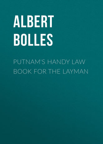 Обложка книги «Putnam's Handy Law Book for the Layman»