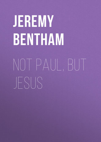 Обложка книги «Not Paul, But Jesus»
