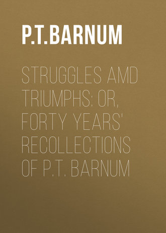 Обложка книги «Struggles amd Triumphs: or, Forty Years' Recollections of P.T. Barnum»