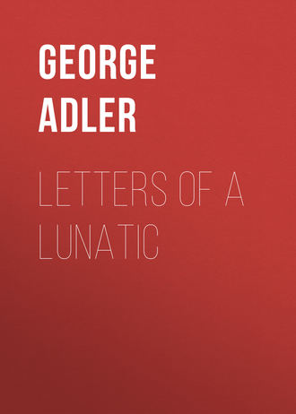 Обложка книги «Letters of a Lunatic»