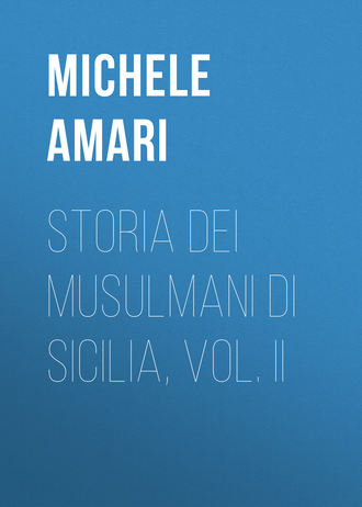 Обложка книги «Storia dei musulmani di Sicilia, vol. II»