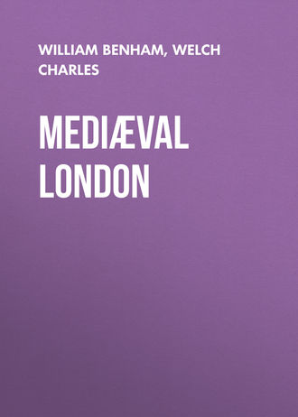 Обложка книги «Mediæval London»