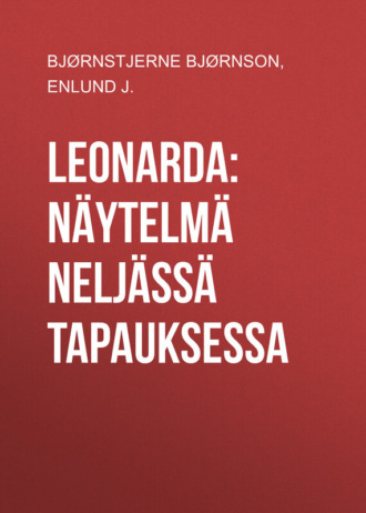 Обложка книги «Leonarda: Näytelmä neljässä tapauksessa»