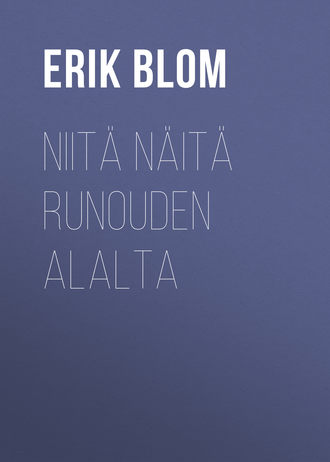 Обложка книги «Niitä näitä runouden alalta»