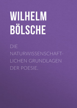 Обложка книги «Die naturwissenschaftlichen Grundlagen der Poesie.»