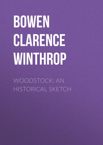 Обложка книги «Woodstock: An historical sketch»
