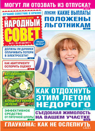 Обложка книги «Народный совет №21/2017»