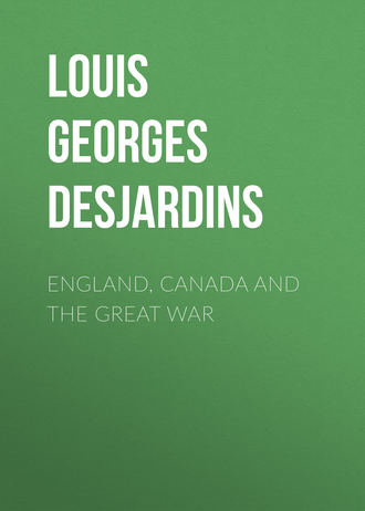 Обложка книги «England, Canada and the Great War»