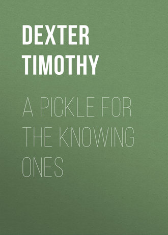 Обложка книги «A Pickle for the Knowing Ones»