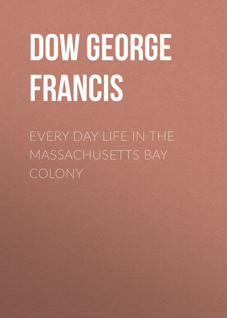 Обложка книги «Every Day Life in the Massachusetts Bay Colony»