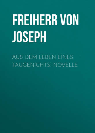 Обложка книги «Aus dem Leben eines Taugenichts: Novelle»