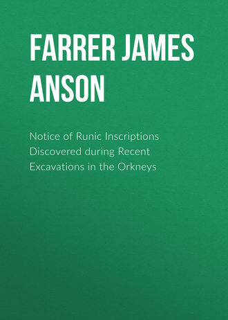 Обложка книги «Notice of Runic Inscriptions Discovered during Recent Excavations in the Orkneys»
