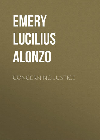 Обложка книги «Concerning Justice»