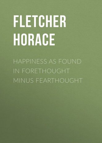 Обложка книги «Happiness as Found in Forethought Minus Fearthought»
