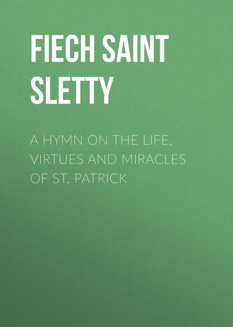 Обложка книги «A Hymn on the Life, Virtues and Miracles of St. Patrick»