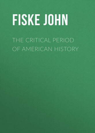 Обложка книги «The Critical Period of American History»