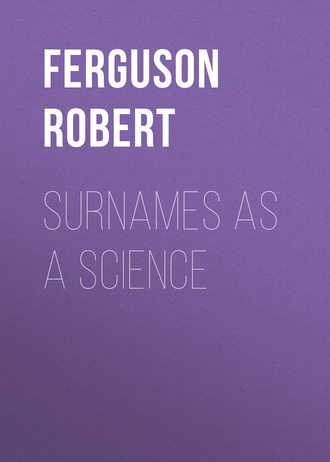 Обложка книги «Surnames as a Science»