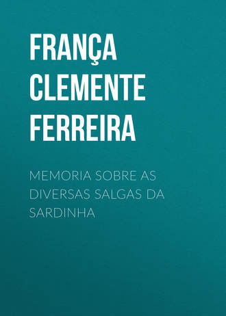 Обложка книги «Memoria sobre as diversas salgas da sardinha»