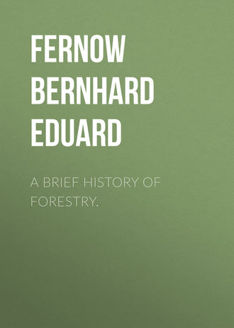 Обложка книги «A Brief History of Forestry.»