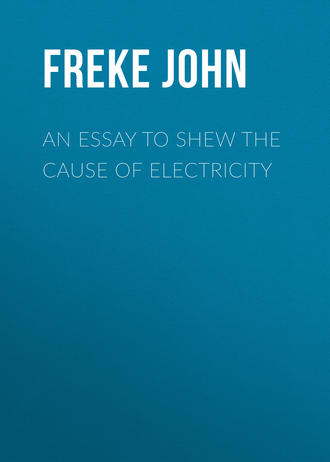 Обложка книги «An Essay to Shew the Cause of Electricity»