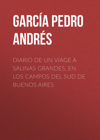 Обложка книги «Diario de un viage a Salinas Grandes, en los campos del sud de Buenos Aires»