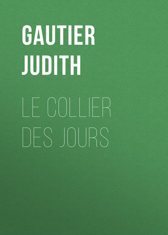 Обложка книги «Le collier des jours»