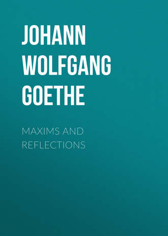 Обложка книги «Maxims and Reflections»