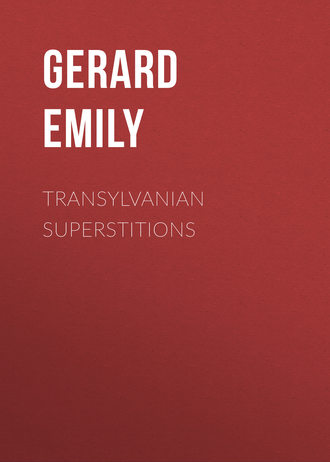 Обложка книги «Transylvanian Superstitions»