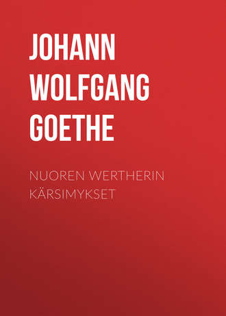 Обложка книги «Nuoren Wertherin kärsimykset»