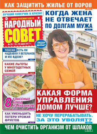 Обложка книги «Народный совет №25/2017»