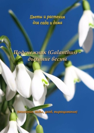 Обложка книги «Подснежник (Galanthus) – дыхание весны»