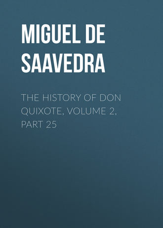 Обложка книги «The History of Don Quixote, Volume 2, Part 25»