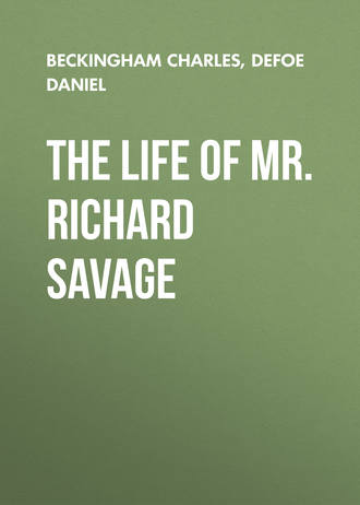 Обложка книги «The Life of Mr. Richard Savage»