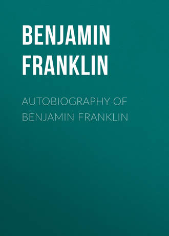 Обложка книги «Autobiography of Benjamin Franklin»