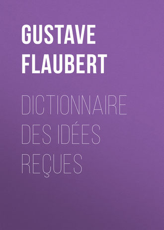Обложка книги «Dictionnaire des idées reçues»